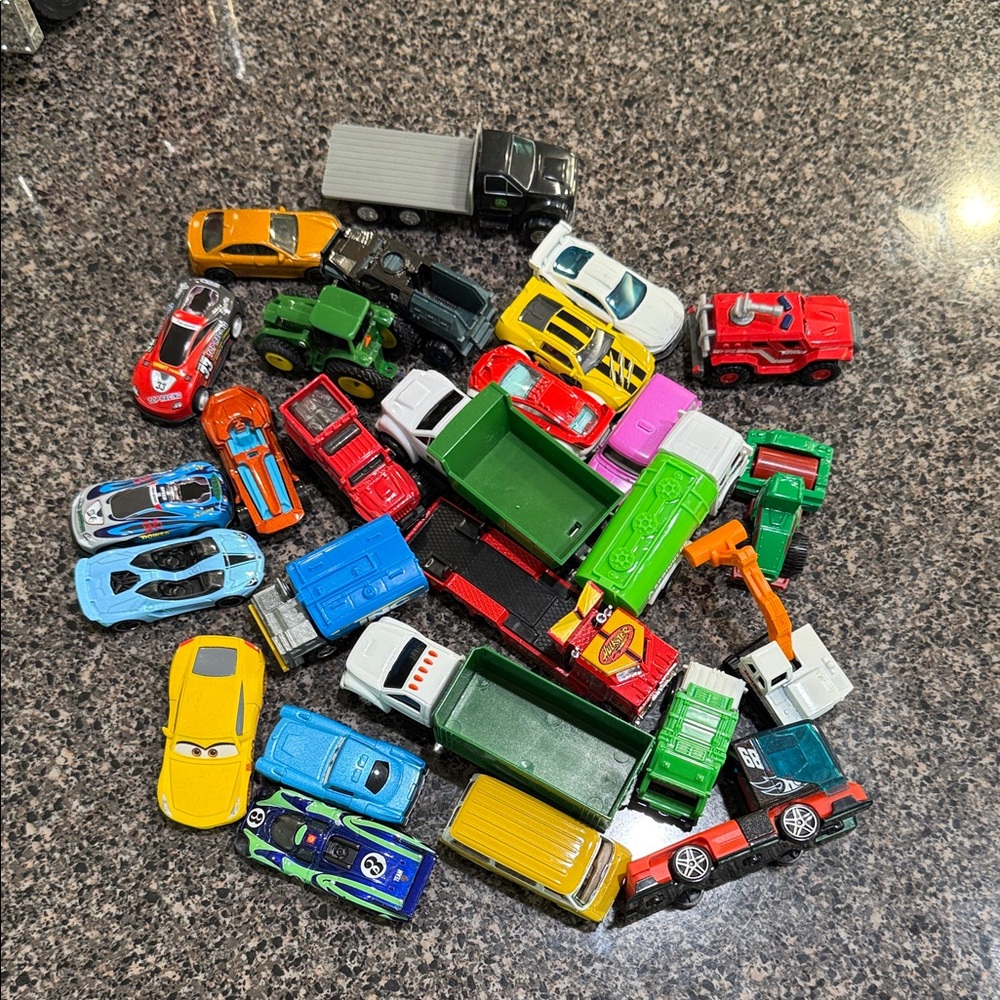 Assorted Die-Cast Toy Cars Set